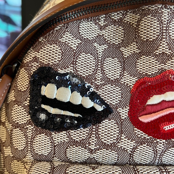 Coach X Tom Wesselmann Charter Backpack In Signature Textile Jacquard NWT - Picture 5 of 15